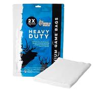 Koola Buck - Heavy Duty Game Bags for Hunting | Durable, Washable, Breathable & Stretchable | Keeps Meat Fresh Longer | Vacuum Sealed to Save 50% Space | One, XL 60" Elk & Moose Quarter Bag