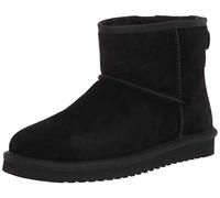 Koolaburra by UGG Women's Burra Mini Ankle Boot, Black, 6 UK