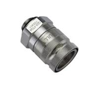 Koolance QD3 Quick Connector Straight Female to G1/4 Inch Male - No-Spill, Silver