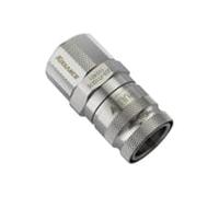 Koolance QD3 Quick Release Straight Female to 16/10mm - No-Spill, Silver
