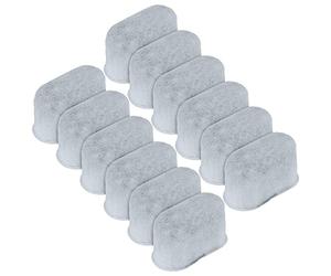 Koolatron 12 Pieces Activated Charcoal Water Filters Compatible with Breville Russell Hobbs Cuisinart Yabano Delonghi Kenmore Filter Coffee Machines Universal Fit Replacement Cartridges Coffee Makers