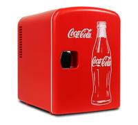 Mini Fridge For Bedrooms 4L Small Fridge 6 Can Table Top Quiet Mini Fridges For Skincare Office Food Drinks Kids Home Car & Travel 12v Portable Cooler Refrigerator by Coca-Cola, Red