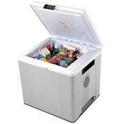 Koolatron Cool Box 27.5L Electric Iceless Cooler Car Mini Fridge Refrigerator Hot and Cold Function Summer Cool Insulated Cooler Box Cool Bags for Camping Picnics Travels Keep Food Drinks Chill Grey