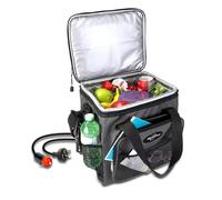 Cool Bag 13L Cool Box Insulated Cooler Bag Soft Hard Sided Thermal Bag Car Mini Fridge Keep Food Drinks Warm Cold Lunch Cool Bag for Picnic Camping Fishing Travel Outdoor Activities Black