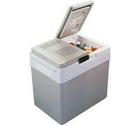 Koolatron Electric Cool Box 31L Portable Hot Cold Summer 12V In-Car Socket Car Mini Fridge Refrigerator Thermoelectric Camping Cooler with Carry Handle Travel Picnics Fishing Home Campervan Grey