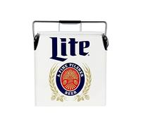 Koolatron - MLVIC-13 Ice Chest with Bottle Opener - 18 Can Capacity, (14 Quarts/13 Liters) (Miller Lite)