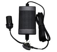 Koolatron Power Supply Converter AC/DC Travel Adapter Universal Socket 12V DC to 230V AC Car Plug Cigarette Lighter 6Ft Cord Portable for Coolers Fridges Car Fridge Camping Compressor Black