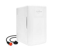 Koolatron Retro 6L Mini Fridge For Bedrooms Small 12V Portable Cooler Warmer Refrigerator 8 Can Table Top Quiet Mini Fridges For Skincare Food Drinks Kids Home Car & Travel White