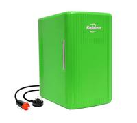 Koolatron Retro Mini Fridge For Bedrooms 12V Portable Cooler Refrigerator 4L Small 6 Can Table Top Quiet Mini Fridges For Skincare Food Drinks Kids Home Car & Travel Pink