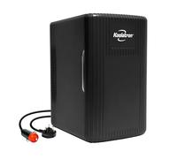 Koolatron Retro Mini Fridge For Bedrooms 12V Portable Cooler Refrigerator 4L Small 6 Can Table Top Quiet Mini Fridges For Skincare Food Drinks Kids Home Car & Travel Black