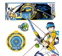 Koolbitz 28CM Kids Bow and Arrow Set - Archery Toy with 3 Suction Cup Arrows, Infrared Laser Sight, Quiver and Target Board - Safe Indoor and Outdoor Archery Game for Boys and Girls Ages 3+ Years