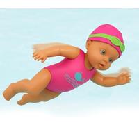 Koolbitz Baby Wind Up Swimming Doll - 6 Inch, Floating Water Doll with Moving Arms & Legs Bath & Pool Toy, Easy Wind-Up Waterproof Mechanism Swim Dolls for Bathtime Play Fun Gift Toy