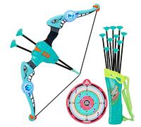 Koolbitz Double Shot Archery Arrows Playset for Kids with Telescopic Sight Bow, Suction Arrows Target Board & Quiver for Indoor Outdoor Bow and Arrows Toys Ideal for Kids Boys & Girls Ages 3+ Years