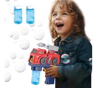 Koolbitz Fire truck Bubble Wand for Kids with 2 Bubbles Liquid Solution for kids Bubble Blower for Bubble Blaster Party Favors Outdoor & indoor Bubble Maker Toy For Kids 3+ Years