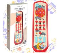 Koolbitz Interactive Musical Baby TV Remote Toy for Toddlers, Baby Early Learning Educational Kids Language Learning Toy with Light and Sound Effects, Sensory Toys Perfect for Babies and Toddlers