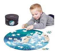 Koolbitz Jigsaw Puzzle Board Roll Up Mat Solar Round Space Toy For Toddlers Toy for 3+ Years Boys & Girls Personalised Space Jigsaw Puzzle Box & Storage Games Indoor Fun Family Activity