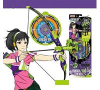 Koolbitz Large Bow and Arrow Set Kids, Archery Arrows Set with Target and a Big Quiver, Bow with Infrared Light and Soft Arrows, Indoor or Outdoor Games, Boys and Girls Ages 5 to 12, with 8 Arrows