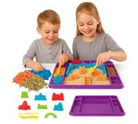 koolbitz Magic Sand Play Set, Mold Amazing Sand Sculpts 750g with Box Accessories Shape Molds, Fun Gifts Toy for Boys & Girls, Make Your Own Craft Activity for Kids