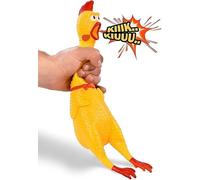 Koolbitz Rubber Chicken Squeaky Toy for Kids and Adults, Scream Game with Squawking Chicken Toy, Interactive Dog Toy for Pets, Funny Prank Novelty Gift, Stress Relief & Durable Anti-Stress Squeeze Toy