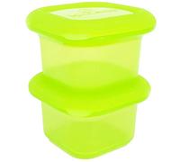 Kooleco 2 Silicone Food Containers 100ml - Lime