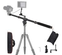 Koolehaoda 105cm Extension Arm for Tripod Horizontal Center Axis 360° Rotatable 180°Vertical Adjustable Tripod Extension Boom Arm for Camera Macro Overhead Photography, Load Up to 15KG