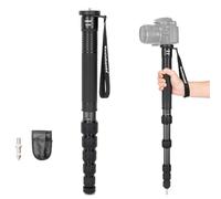Koolehaoda 69-Inch Monopod for Camera, 32mm Tube Carbon Fiber Monopod Unipod Stick Lightweight Portable Travel Monopod for DSLR Cameras, Payload 15KG