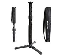 Koolehaoda Camera Monopod, 67" / 171cm Aluminum Telescoping Monopods with Tripod Stand Compatible for DSLR Cameras, 10KG Load Capacity.