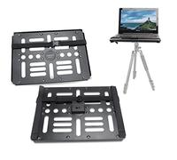 koolehaoda Laptop Holder Pallet Projector Tray Holder Compatible Arca Swiss Mount Clamp and 1/4" to 3/8" Screw Tripod Stand, 22 lbs Capacity