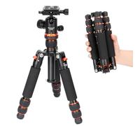 Koolehaoda Mini Tripod for Camera, Aluminium 25'' / 63cm Compact Desktop Tripod with 360° Ball Head, 1/4" Arca Type QR Plate for DSLR Camera Video Camcorder, Load up to 22 lbs/10 kg