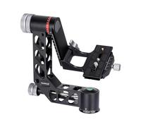 koolehaoda Professional Gimbal Head Tripod Head Aluminum Alloy Heavy Duty 360° Panoramic with Arca-Swiss Standard 1/4 inch QR Plate for DSLR Cameras up to 55.11lbs/25kg(GH-3)