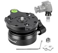 Koolehaoda Tripod Leveling Base Leveler Adjusting Plate with 1/4" Thread,Bubble Level for Canon,for Nikon,for Sony DSLR Camera