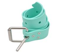 Koolenry 1.5M Scuba Diving Silicone Weight Belt Adjustable Lead Block Load Bearing for Free Diving, Spear Fishing Diving Belt Green