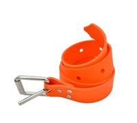 Koolenry 1. Scuba Diving Silicone Weight Belt Adjustable Lead Block Load Bearing Load-Bearing Diving Gear Accessories Orange