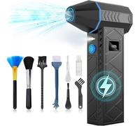 Koolenry 10000mAh Compressed Air Duster, 18000RPM Electric Air Duster with Display Screen and Light, Suitable for Keyboards, Cars