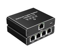 Koolenry 1000Mbps Ethernet Adapter LAN Internet Splitter Cat 6 RJ45 Gigabit Switch for PC Laptop TV Box Router 1 to 4