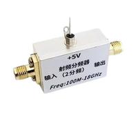 Koolenry 100Mhz-18GHz Prescaler Divider Prescaler Frequency Divider 2 Divider High Frequency Signal to Low Frequency Conversion Radio Amplifier