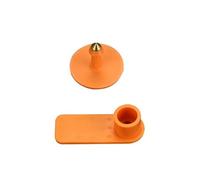 Koolenry 100pcs RFID Animal Ear Tag UHF Electronic Ear Tag 860-960MHz for Pig Sheep Goat Cattle Tracking C