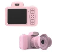 Koolenry 1080P Digital Camera with Flash Photo Video Mini Camera 2.0 Inch Screen Digital Zoom Camera for Child Pink