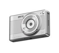 Koolenry 1080P Digital Video Camera Protable Digital Camera 56MP 2.8 Inch IPS Screen Digital Zoom Camera Gift forKids Teens Sliver