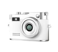 Koolenry 1080P Mini Keychain Camera 1080P Digital Keychain Camera Retro Digital Camera Portable Compact Micro Cameras Pocket Video Recorder for Student Travel White