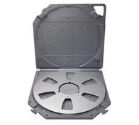 Koolenry 10inch 6-Hole Empty Takeup Reel with Empty Take Up Reels Storage Box Portable Protection Case for 10 Inch Sound Tapes B