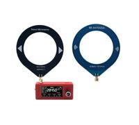 Koolenry 10khz-180mhz Mini Portable Radio 1.9inch IPS Screen Pocket Radio withAntenna All Band Radio Receiver HF SW MW VHF Radio