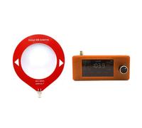 Koolenry 10kHz-180mHz Portable Radio 1.9inch IPS Screen Pocket Mini Radio withAntenna All Band Radio Receiver HF SW MW VHF Radio