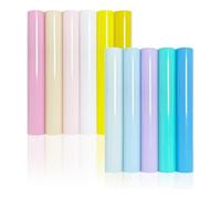 Koolenry 11-Pcs Heat Transfer Vinyl Sheets 12x10 Inch for Bohemian Color Collection for T-Shirts, Tote Bags, DIY Crafts