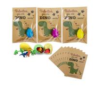 Koolenry 12PCS Cute Magic Hatching Growing Dinosaur Eggs Treat Kids Birthday Party Favor Baby Shower Guest Easy to Use
