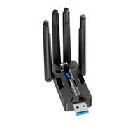 Koolenry 1800Mbps WiFi6 Card Adapter USB3.0 AX1800 Wireless LAN Receiver Dual Band 2.4GHz 5GHz with 4 X Antennas