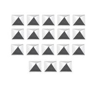 Koolenry 18Pcs Snowboard Stomp Pad Snowboard Grip Stomp Pad Anti Slip Snowboard Step Pad Snow Board Mat