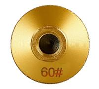 Koolenry 1PCS M14 2inch Brazing Brazed Flat Grinding Abrasive Polishing Stone Marble Quartz Cobblestone Grind 60#