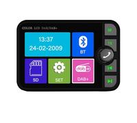 Koolenry 2.4 Inch LCD /+ Radio Receiver Bluetooth MP3 Player FM Car Digital Signal Broadcasting for European Cars