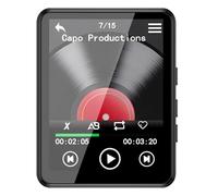 Koolenry 2.4 Inch MP3 Player Support Bluetooth Full Screen Touch HiFi Music Player Built-in Speaker with E-Book/FM/Radio/Video